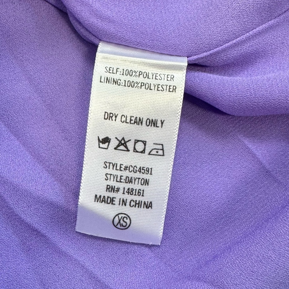 Buddy Love Dayton Strapless Maxi Dress Mermaid Ripple Purple Size XS - Picture 9 of 12